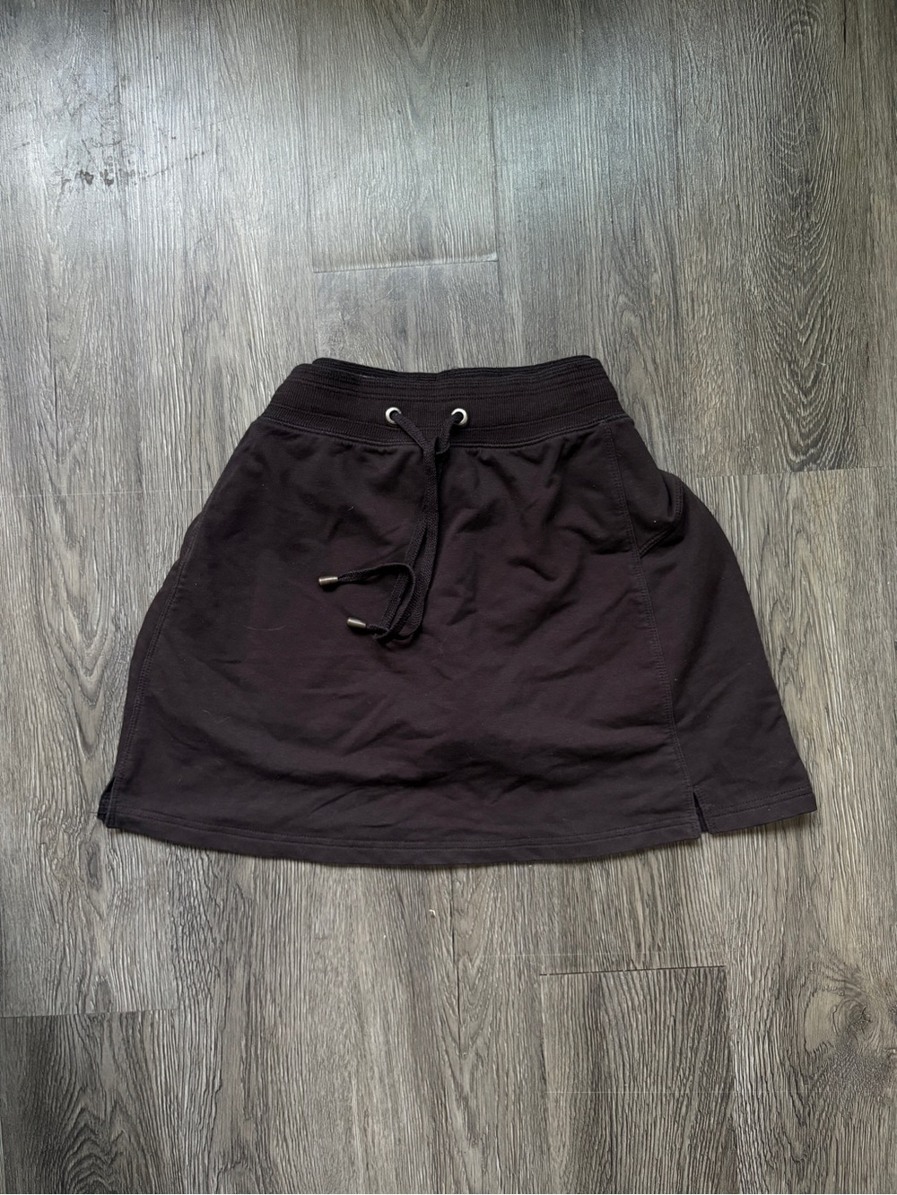 Vintage Black Mini Golf Tennis Skirt with Built-In Shorts | S